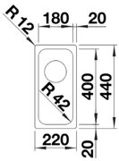 Мойка BLANCO SOLIS 180-U нержавеющая сталь фото 2 в Краснодаре Мойка BLANCO SOLIS 180-U нержавеющая сталь фото 2 в Краснодаре