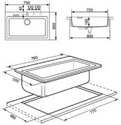 Мойка Smeg VS79AL фото 2 в Краснодаре