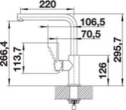 Смеситель Бланко LANORA полированная нержавеющая сталь фото 3 в Краснодаре Смеситель Blanco LANORA полированная нержавеющая сталь фото 3 в Краснодаре