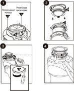 Измельчитель пищевых отходов Haier HDM-1155S фото 4 в Краснодаре