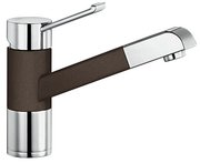 Смеситель Blanco Zenos-S chrome/Silgranit кофе фото в Краснодаре