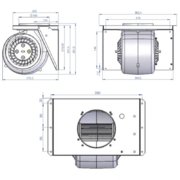 Мотор для встраиваемого вытяжного модуля Ilve A/407/04 фото в Краснодаре