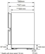 Встраиваемый под столешницу конвертируемый холодильник Signature Kitchen Suite SKSUD2402E фото 4 в Краснодаре