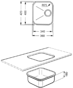Мойка Smeg UM34RA2 фото 2 в Краснодаре