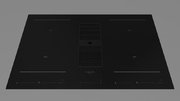 Варочная панель с встроенной вытяжкой Fulgor Milano FCLHD 8041 HID TS BK2 фото 2 в Краснодаре