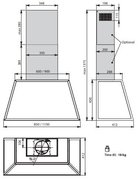 Вытяжка Falmec TIME 115 INOX фото 3 в Краснодаре