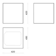 Вытяжка Falmec Rubik 43 (450) (с системой E.ion) ECP black фото 3 в Краснодаре