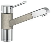Смеситель Blanco Zenos-S chrome/Silgranit песочный фото в Краснодаре