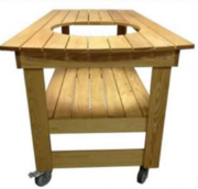 Стол для гриля Биг Грин Эгг L лиственница фото 3 в Краснодаре Стол для гриля Big Green Egg L лиственница фото 3 в Краснодаре