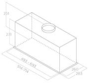 Встраиваемая вытяжка Elica FOLD GR/A/72 фото 4 в Краснодаре