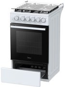 Газовая плита Midea MFO-M4G20T0E(WH) фото 3 в Краснодаре