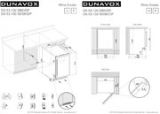 Винный шкаф Dunavox DX-53.130DBK/DP фото 3 в Краснодаре