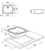 Мойка Smeg LSE58P фото 2 в Краснодаре