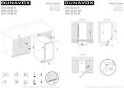 Винный шкаф Dunavox DAU-32.83B фото 3 в Краснодаре