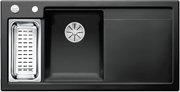 Мойка Blanco AXON II 6 S (чаша слева) керамика клапан-автомат InFino® черный Мойка Blanco AXON II 6 S (чаша слева) керамика клапан-автомат InFino® черный