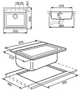 Мойка Смег VC57N фото 2 в Краснодаре Мойка Smeg VC57N фото 2 в Краснодаре
