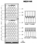 Винный шкаф La Sommeliere MZ2V165 фото 4 в Краснодаре