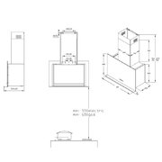 Вертикальная вытяжка Korting KHC 65330 GN фото 4 в Краснодаре