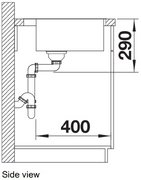 Мойка BLANCO ANDANO 500-IF/A нержавеющая сталь, клапан-автомат фото 4 в Краснодаре Мойка BLANCO ANDANO 500-IF/A нержавеющая сталь, клапан-автомат фото 4 в Краснодаре