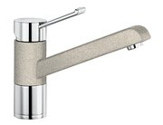 Смеситель Бланко Zenos chrome/Silgranit песочный фото в Краснодаре Смеситель Blanco Zenos chrome/Silgranit песочный фото в Краснодаре