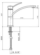 Смеситель Smeg ME6CR фото 2 в Краснодаре