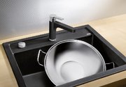 Мойка BLANCO DALAGO 6 Silgranit черный, клапан-автомат фото 2 в Краснодаре Мойка BLANCO DALAGO 6 Silgranit черный, клапан-автомат фото 2 в Краснодаре