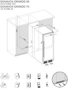 Винный шкаф Dunavox DX-70.258B фото 3 в Краснодаре