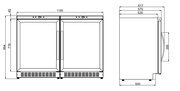 Винный шкаф Dometic B68G Double Basic фото 3 в Краснодаре