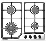 Газовая варочная панель Kuppersberg FS 60 X фото