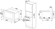 Встраиваемая микроволновая печь Smeg FMI320X2 фото 4 в Краснодаре