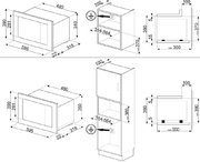 Встраиваемая микроволновая печь Smeg FMI120N2 фото 4 в Краснодаре