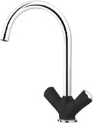 Смеситель Бланко Amona chrome/silgranit антрацит фото в Краснодаре Смеситель Blanco Amona chrome/silgranit антрацит фото в Краснодаре