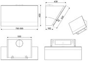 Вытяжка Smeg KV26P фото 2 в Краснодаре