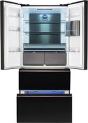 Холодильник Hyundai CM55043F черное стекло фото 4 в Краснодаре