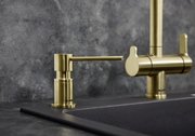 Дозатор для жидкого мыла Blanco Lato 527721 сатиновая платина фото 2 в Краснодаре