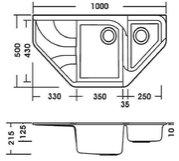 Мойка Smeg LSE102P фото 2 в Краснодаре