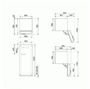 Холодильник Smeg FAB28LRD5 фото 3 в Краснодаре