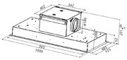 Встраиваемая вытяжка Faber Heaven Glass Pro WH A 100 фото 2 в Краснодаре