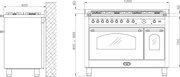 Варочный центр Lofra PNMD126GV+E/2CI фото 2 в Краснодаре