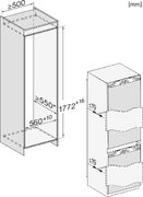 Встраиваемый холодильник Miele KFN 7744 C фото 3 в Краснодаре