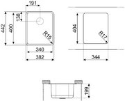 Мойка Smeg VSTR34CUX фото 2 в Краснодаре