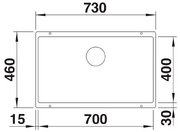 Мойка Бланко ROTAN 700-U Silgranit антрацит фото 3 в Краснодаре Мойка Blanco ROTAN 700-U Silgranit антрацит фото 3 в Краснодаре