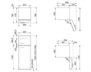 Холодильник Smeg FAB30LCR3 фото 3 в Краснодаре