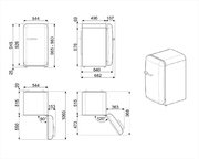Холодильник Smeg FAB10RBL2 фото 3 в Краснодаре