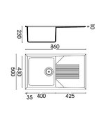 Мойка Smeg LSEQ861AV фото 2 в Краснодаре