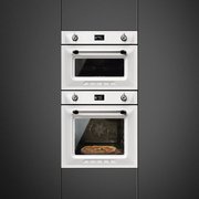 Компактный духовой шкаф с пароваркой Smeg SF4920VCB1 фото 2 в Краснодаре