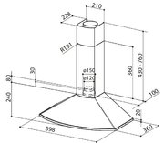 Вытяжка Faber TENDER X A60 фото 4 в Краснодаре