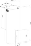 Вытяжка Korting KHC 35969 DW Cylinder фото 2 в Краснодаре