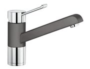 Смеситель Бланко Zenos chrome/Silgranit темная скала фото в Краснодаре Смеситель Blanco Zenos chrome/Silgranit темная скала фото в Краснодаре