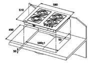 Газовая варочная панель Kuppersberg TS63 X фото 2 в Краснодаре